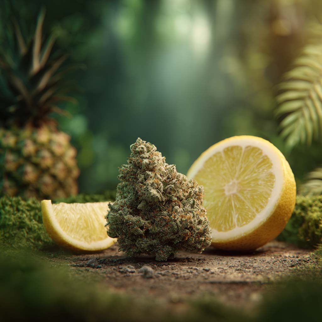 Cannazen Shop Cannabis Weed Sorte Aroma Geschmack Ananas Pineapple Zitrone Limone Dschungel Mix