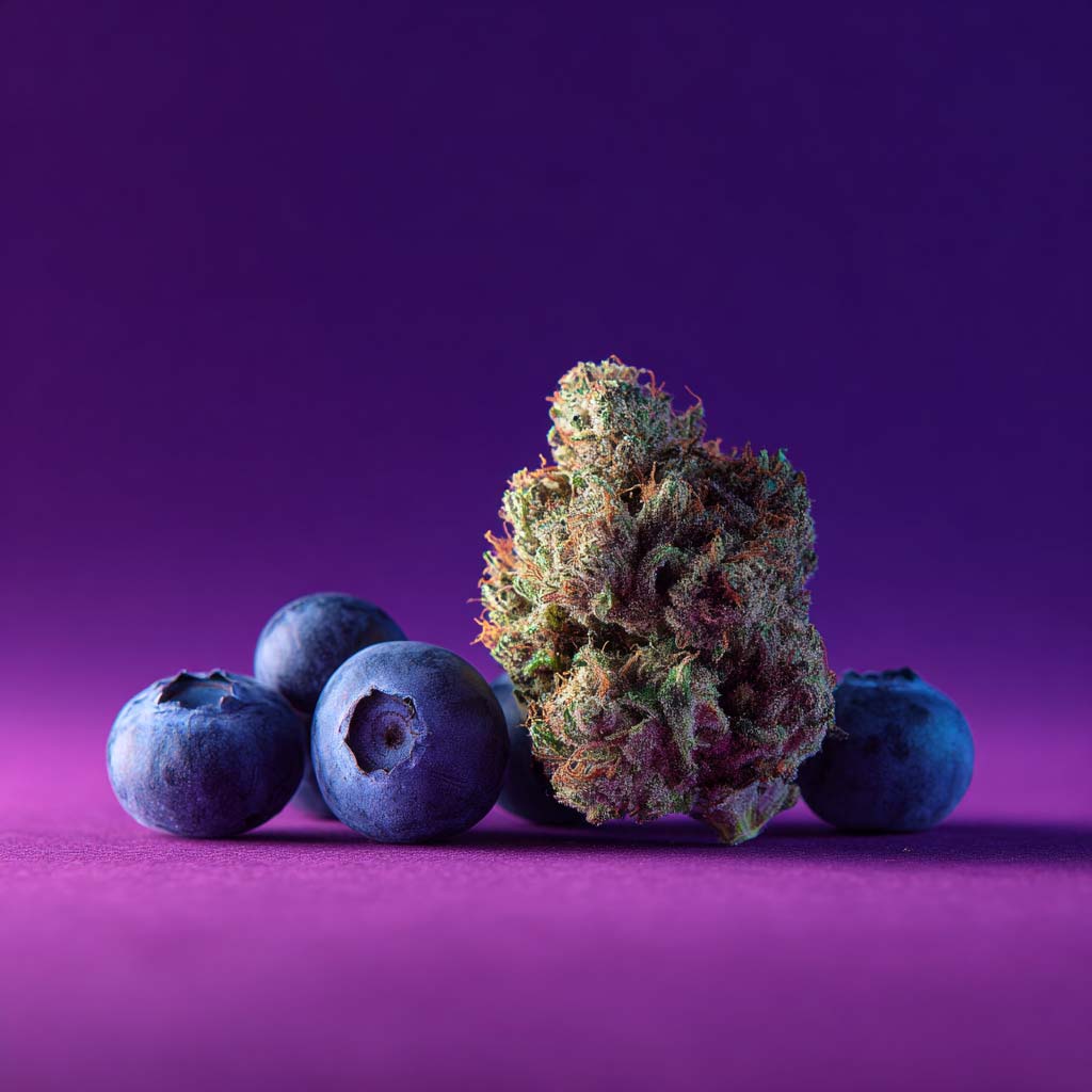 Cannazen Shop Cannabis Weed Sorte Aroma Geschmack Blueberry Blaubeere Lil