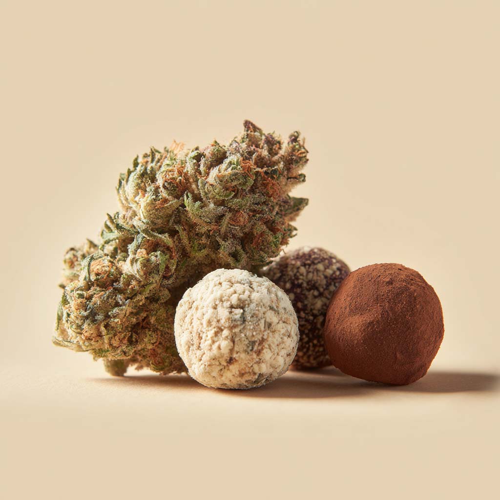 Cannazen Shop Cannabis Weed Sorte Aroma Geschmack Blumig Floral Truffel Truffles Chocolate Schkoloade Vanilla