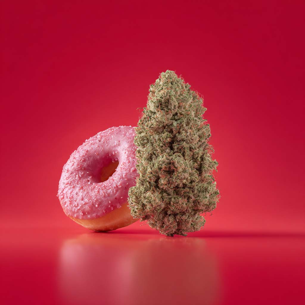 Cannazen Shop Cannabis Weed Sorte Aroma Geschmack Cake Kuchen Donut Erdbeere Frucht