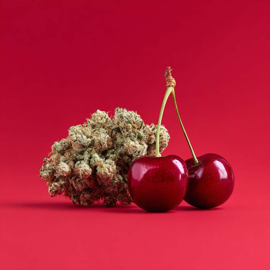 Cannazen Shop Cannabis Weed Sorte Aroma Geschmack Frucht Kirsche Kirschen Cherry Schwarzkirsche